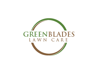 Green Blades Lawn Care logo design by tukangngaret