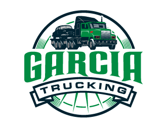 Garcia Trucking  logo design by PRN123