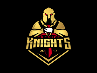 Premier Athletics Sports Academy AKA Premier Knights logo design by brandshark