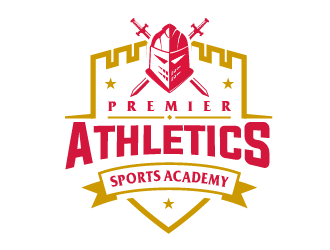 Premier Athletics Sports Academy AKA Premier Knights logo design by SOLARFLARE