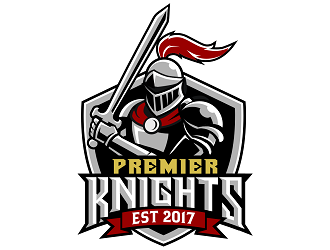 Premier Athletics Sports Academy AKA Premier Knights logo design by haze