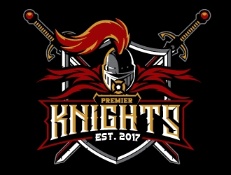 Premier Athletics Sports Academy AKA Premier Knights logo design by Suvendu