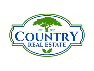 Country Real Estate  logo design by MarkindDesign