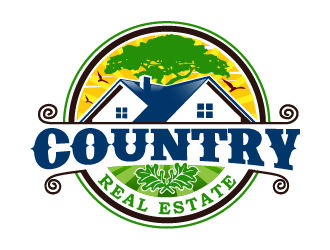 Country Real Estate  logo design by THOR_