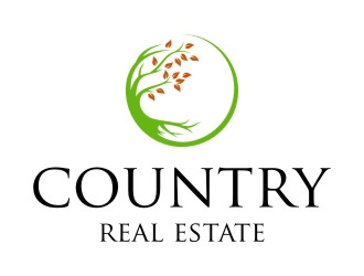 Country Real Estate  logo design by jetzu