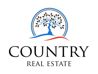 Country Real Estate  logo design by jetzu