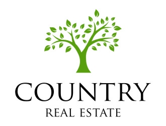 Country Real Estate  logo design by jetzu