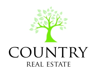 Country Real Estate  logo design by jetzu