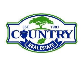 Country Real Estate  logo design by DreamLogoDesign