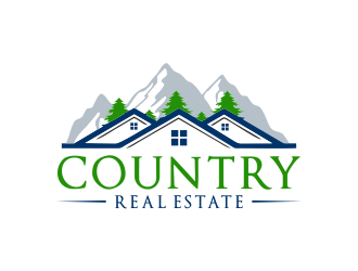 Country Real Estate  logo design by akhi