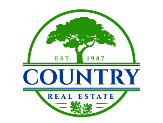 Country Real Estate  logo design by akilis13