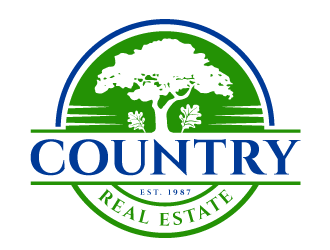 Country Real Estate  logo design by akilis13