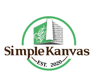 Simple Kanvas logo design by Suvendu