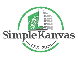 Simple Kanvas logo design by Suvendu