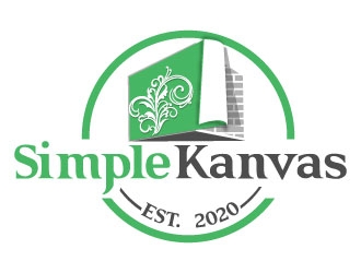 Simple Kanvas logo design by Suvendu