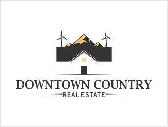 Downtown Country Real Estate logo design by alwi17