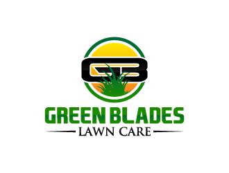 Green Blades Lawn Care logo design by yans