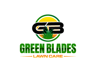 Green Blades Lawn Care logo design by yans