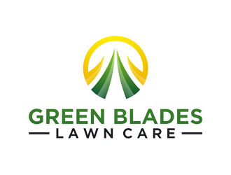 Green Blades Lawn Care logo design by Rizqy