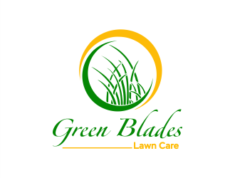 Green Blades Lawn Care logo design by Gwerth