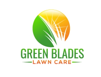 Green Blades Lawn Care logo design by Suvendu