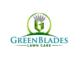 Green Blades Lawn Care logo design by josephope