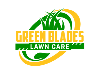 Green Blades Lawn Care logo design by THOR_