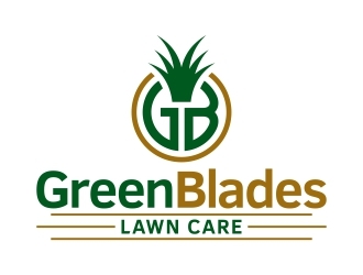 Green Blades Lawn Care logo design by FriZign