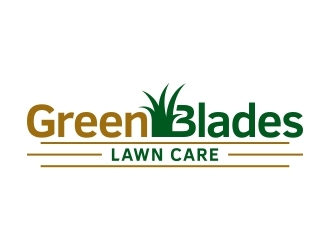 Green Blades Lawn Care logo design by FriZign