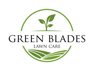 Green Blades Lawn Care logo design by jetzu