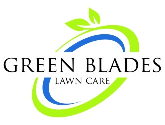 Green Blades Lawn Care logo design by jetzu