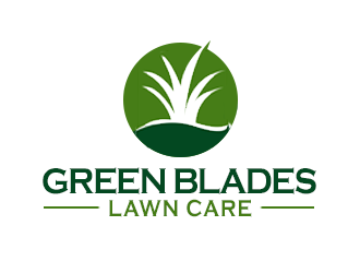 Green Blades Lawn Care logo design by kunejo