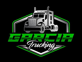 Garcia Trucking  logo design by daywalker