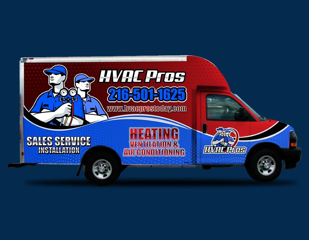 HVAC Pros Heating, Ventilation, & Air Conditioning  logo design by DreamLogoDesign