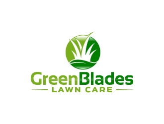 Green Blades Lawn Care logo design by jaize