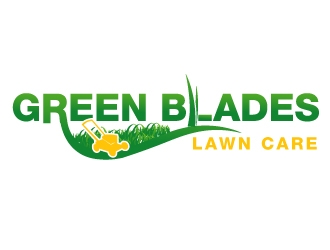 Green Blades Lawn Care logo design by PMG