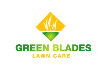 Green Blades Lawn Care logo design by PMG