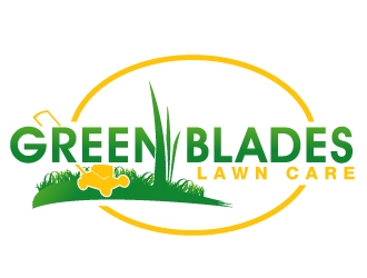 Green Blades Lawn Care logo design by PMG