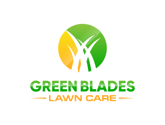 Green Blades Lawn Care logo design by Panara