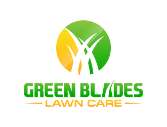 Green Blades Lawn Care logo design by Panara