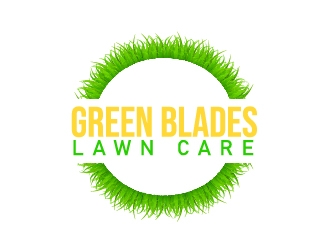 Green Blades Lawn Care logo design by Shailesh