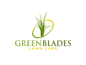 Green Blades Lawn Care logo design by lj.creative