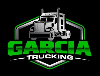 Garcia Trucking  logo design by daywalker