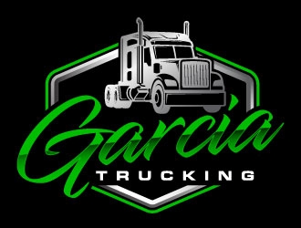 Garcia Trucking  logo design by daywalker