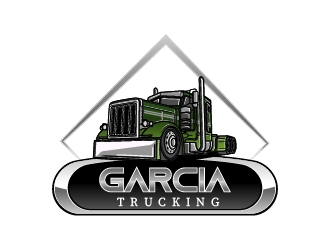 Garcia Trucking  logo design by Shailesh