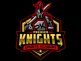 Premier Athletics Sports Academy AKA Premier Knights logo design by Optimus