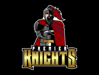 Premier Athletics Sports Academy AKA Premier Knights logo design by Kruger