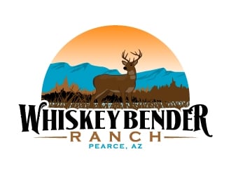 Whiskey Bender Ranch logo design by KDesigns