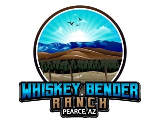 Whiskey Bender Ranch logo design by uttam