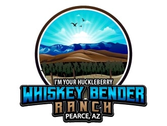 Whiskey Bender Ranch logo design by uttam